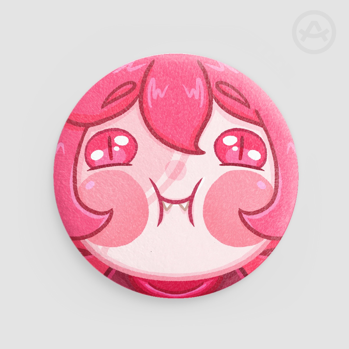 BIG Cute Demon Plush Badges