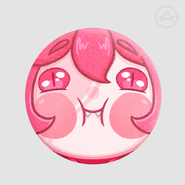 Cute Demon Plush Badges