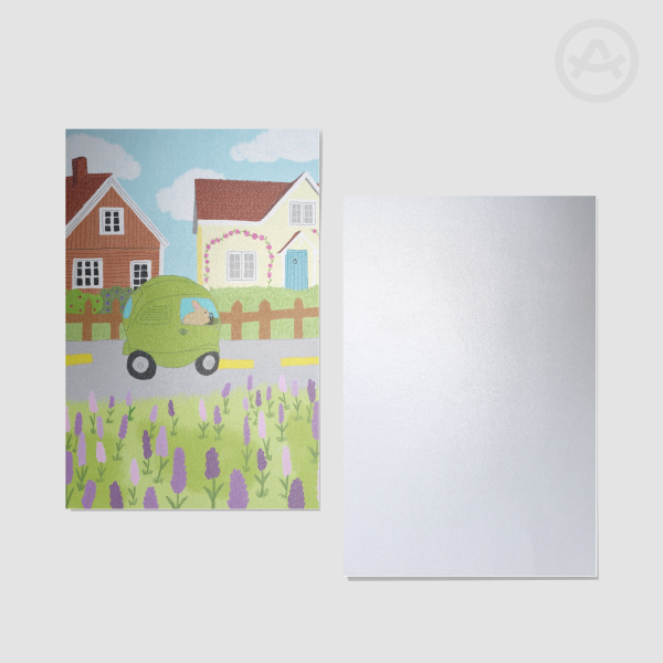 Bunny roadtrip print