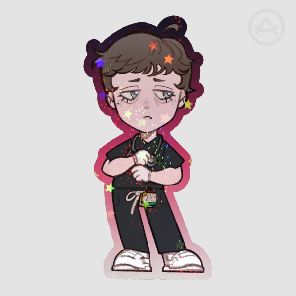 Holo Whitaker Sticker