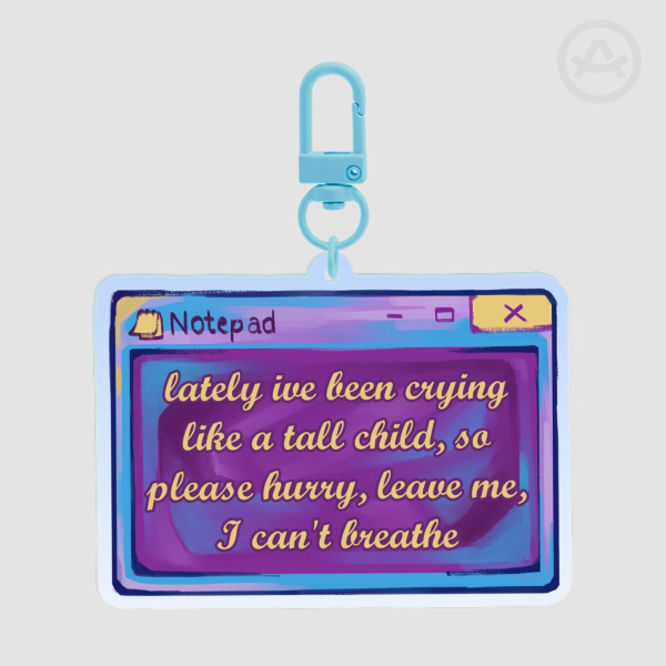 Notepad day Keychain