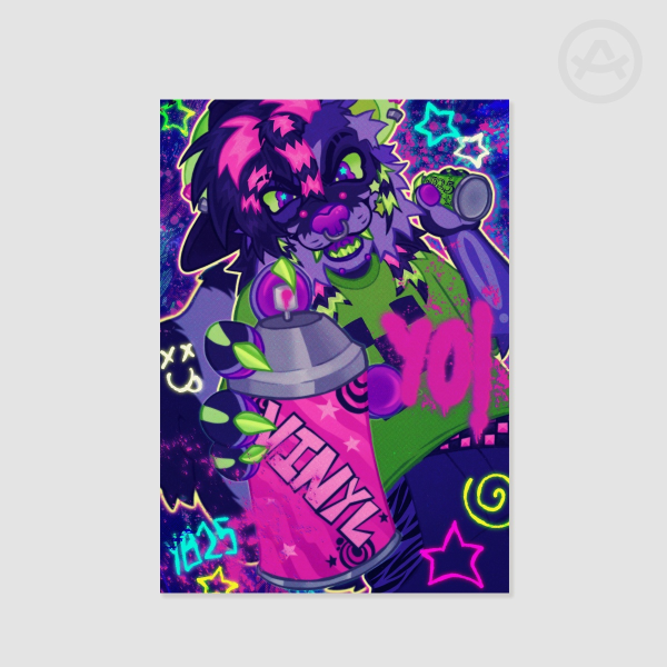 Vinyl Grafitti Poster