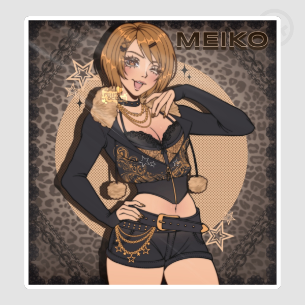 Gyaru Meiko | Glossy Sticker