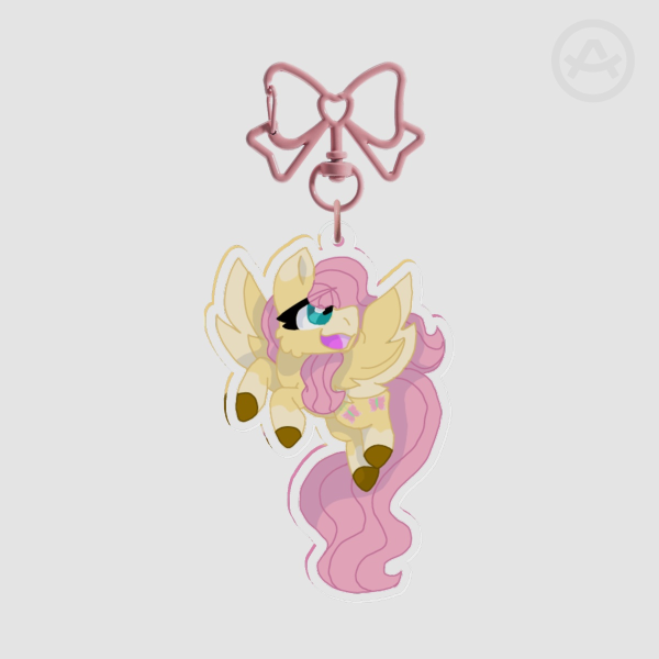 Fluttershy -Acrylic Keychain