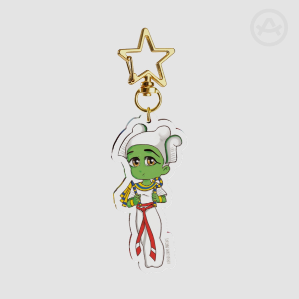 Tiny Osiris Star Clear Acrylic Keychains