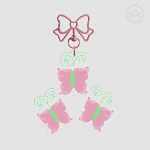 Butterfly Cutie Mark-Acrylic Keychain
