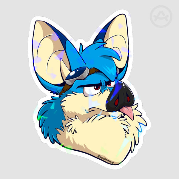 Raspberry Bat Sticker