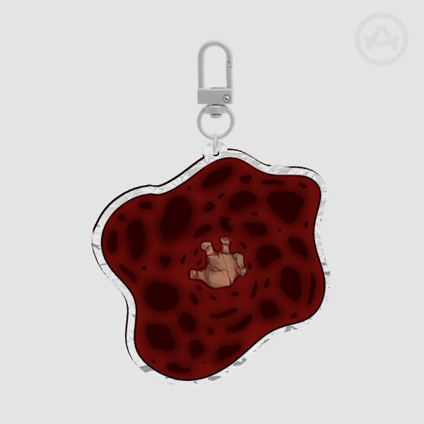 Iron Lung Sea Ripple Keychain