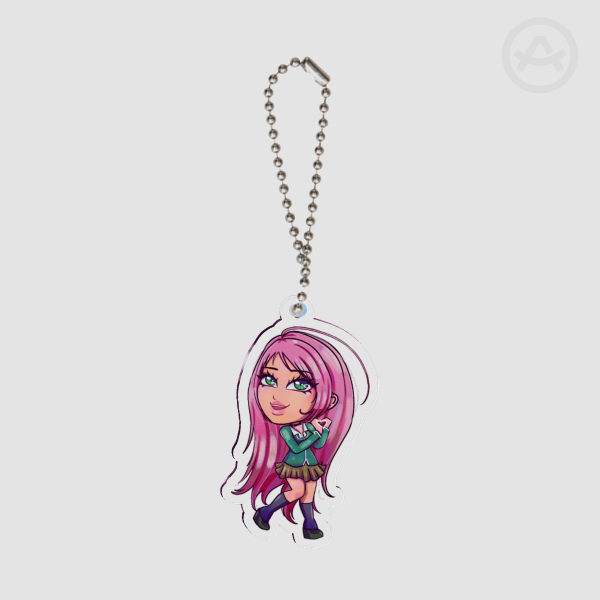 Moka Bead Keychain