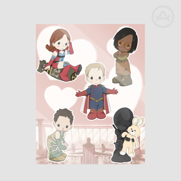 The Seven sticker sheet