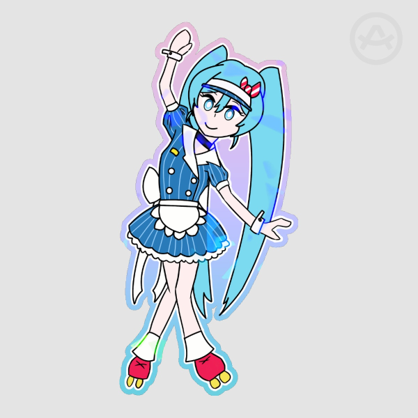 Mesmerizer Miku Die Cut Stickers