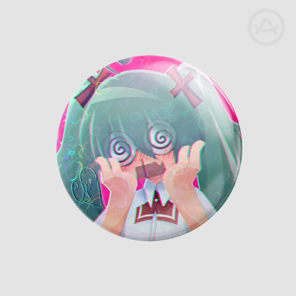 Rotten Girl Miku Badge (Button Pin)