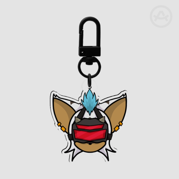 Rouge Cyberpunk Acrylic Keychain