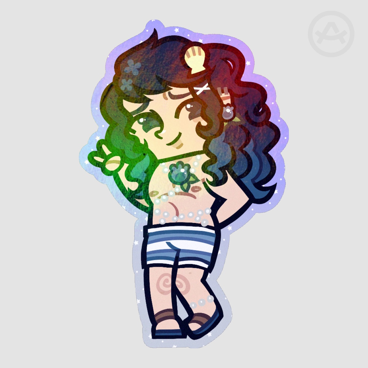 Beach Jake Sticker