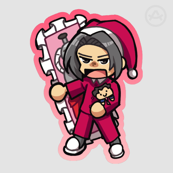 Pyjama Edgeworth Die Cut Sticker