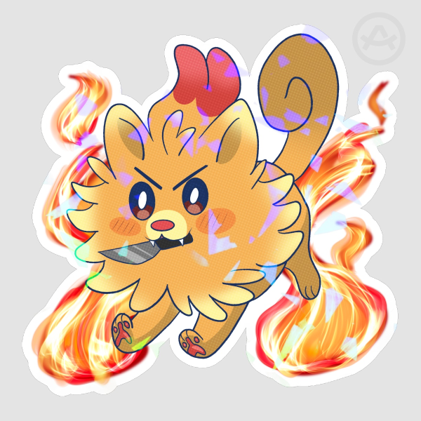 Pombon Die Cut Sticker