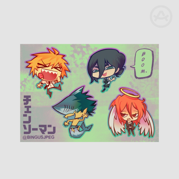 Chainsaw Man Sticker Sheet (REZE ARC)