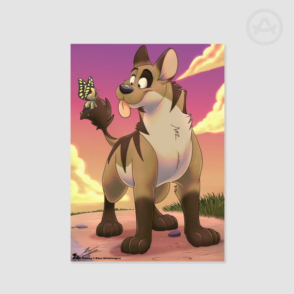 Thabisa and the Butterfly Print