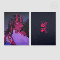 Sinner Night Stroll Photo Card
