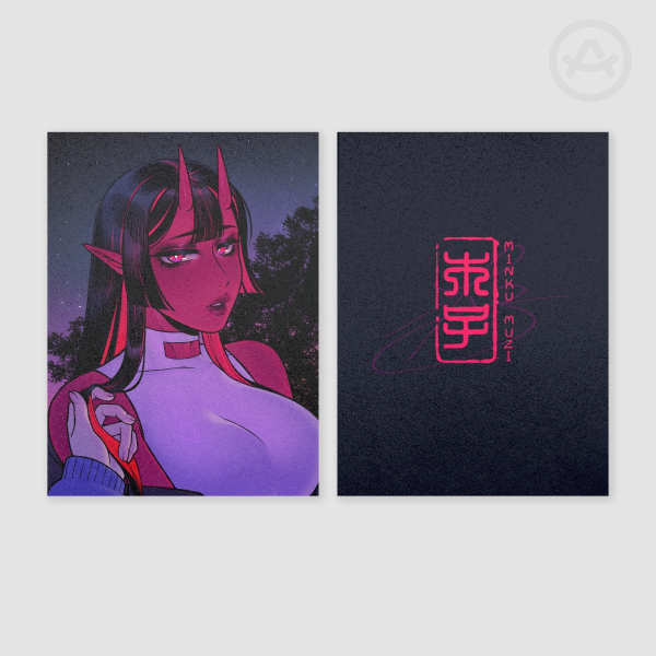 Sinner Night Stroll Photo Card