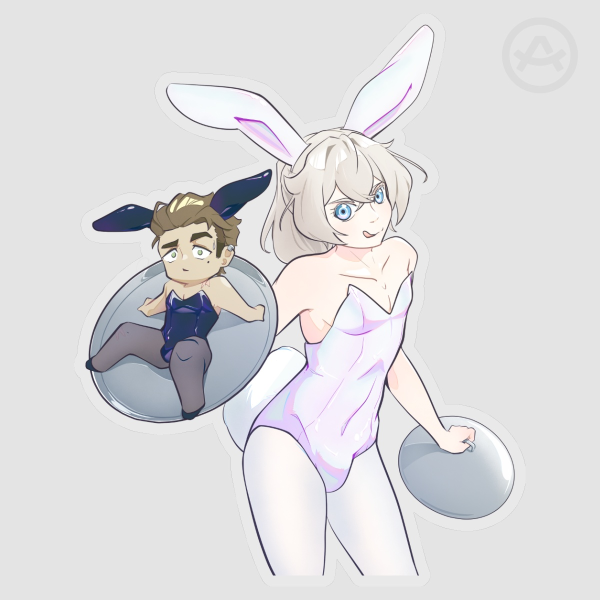 Easter Dinner PET Sticker