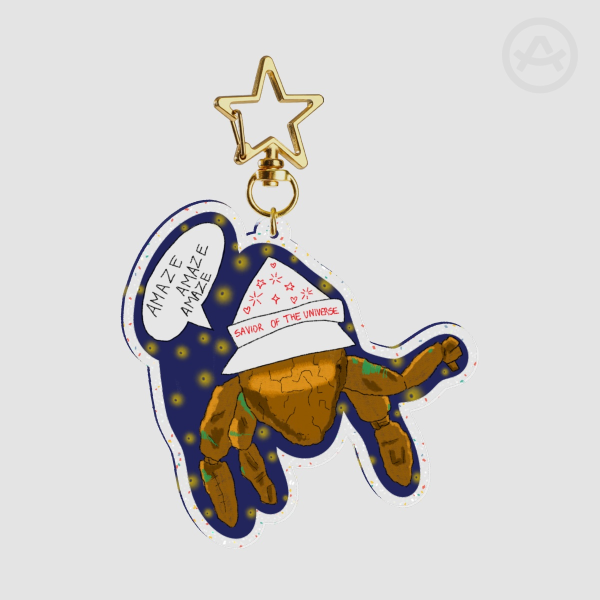 Project Hail Mary Glitter Keychain