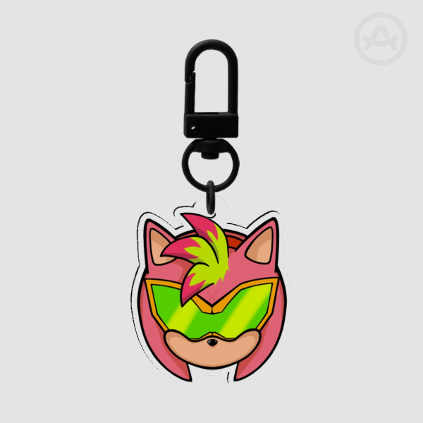Amy Cyberpunk Acrylic Keychain