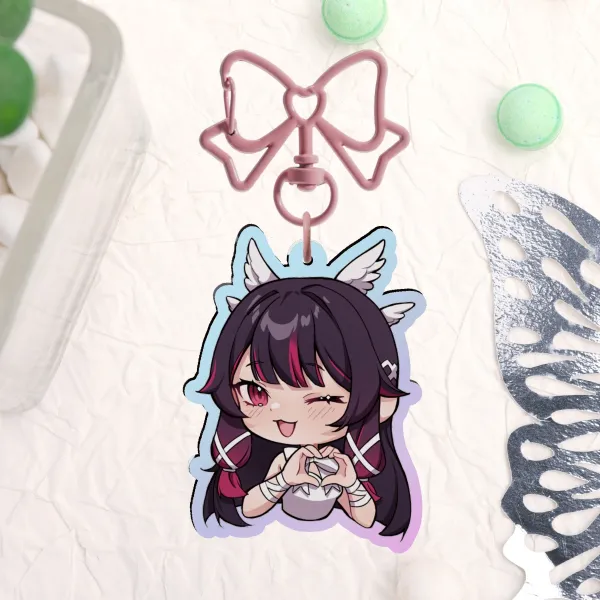 Columbina ✦ Rainbow Acrylic Keychain