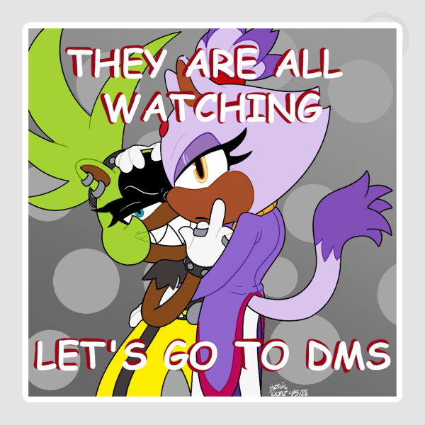 Surge Blaze Go To DMS Die Cut Sticker