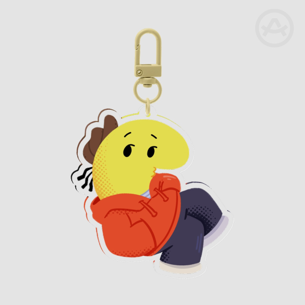 Charlie Smiling friends Keychain