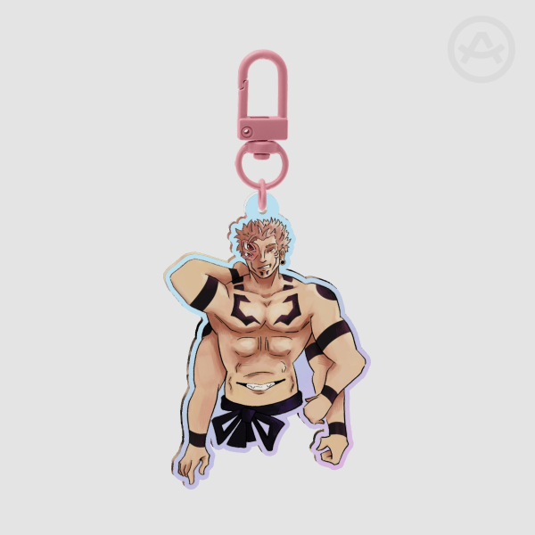Sukuna ♥ JJK ♥ Rainbow Acrylic Keychain