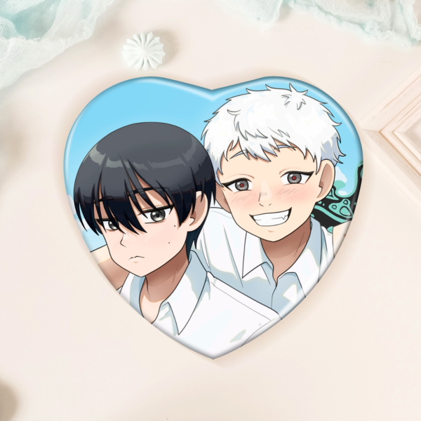 Hikaru Heart shaped badge