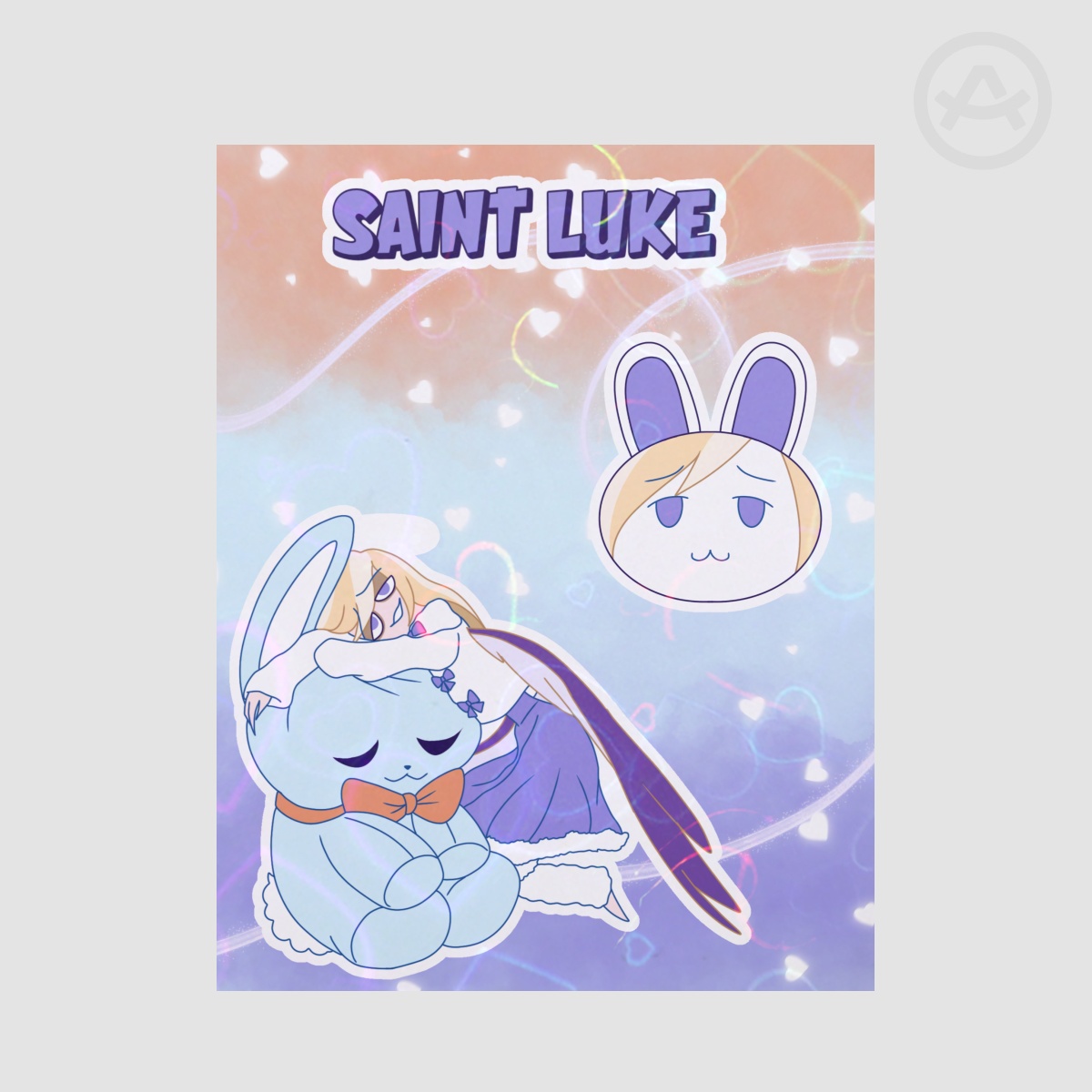 Easter Saint Luke Sticker Sheet