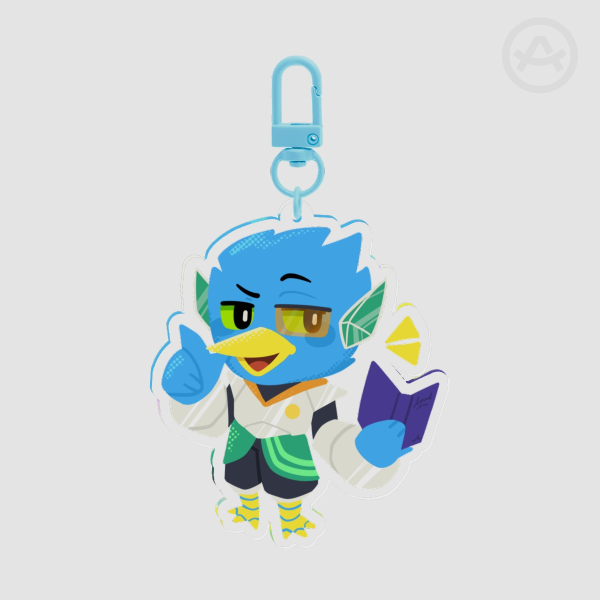 Berdley Deltarune Keychain