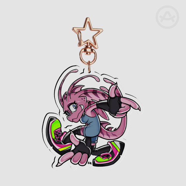 Edie Adventure Acrylic Keychain