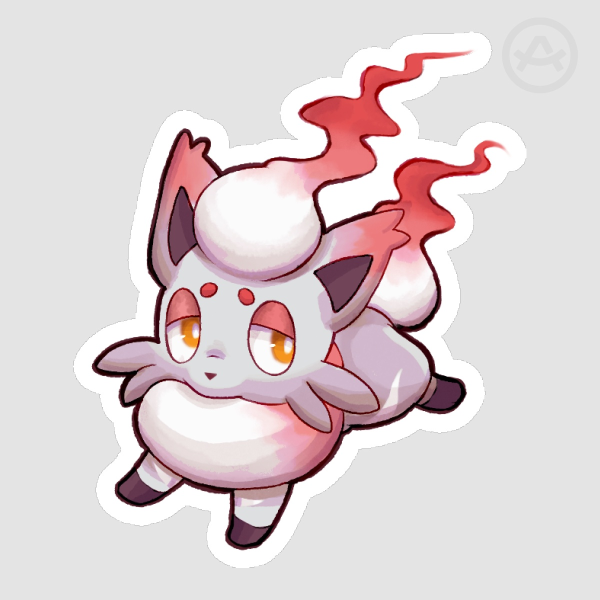 Hisuian Zorua Sticker