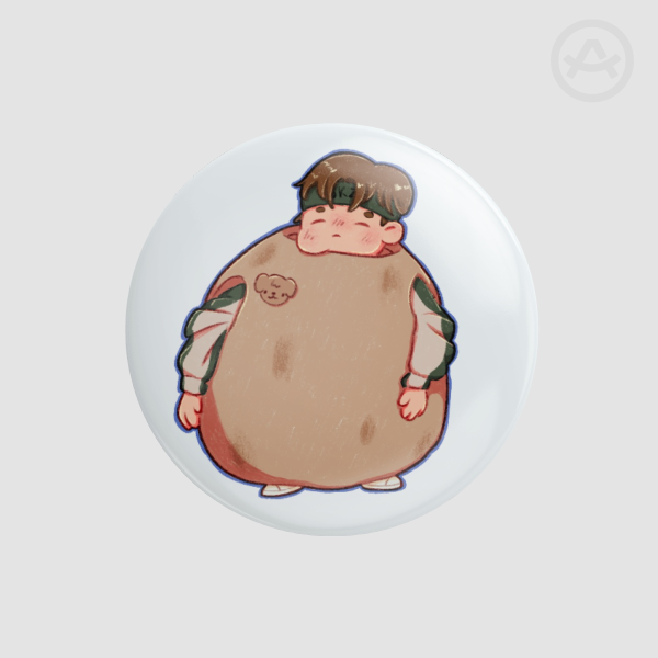 Stray Kids Seungmin Potato Round Badges (Button Pins)