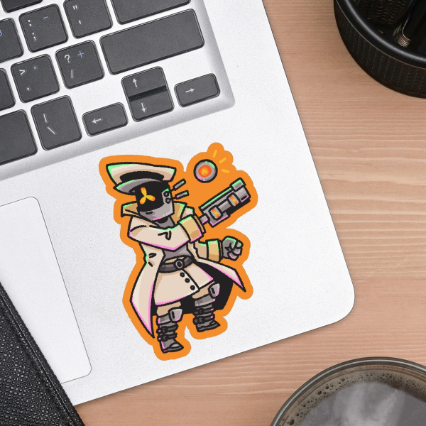 Risk of Rain 2 Captain Monsoon Sticker