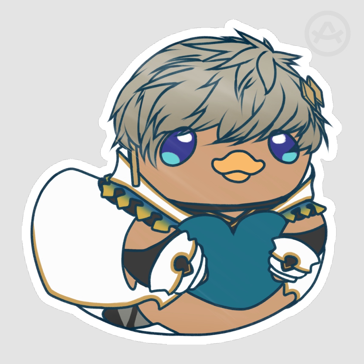 Raphael Rubber Duck Sticker