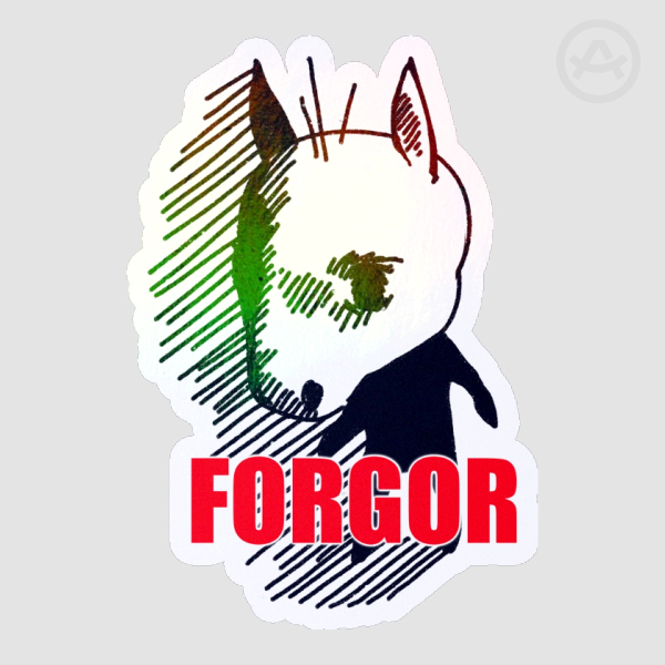FORGOR sticker