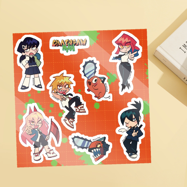 CHAINSAW MAN STICKER SHEET