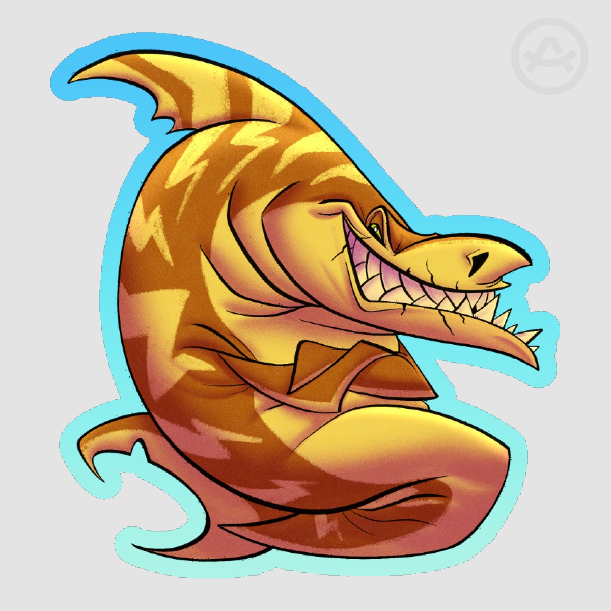 Hedeon the Grinning sticker