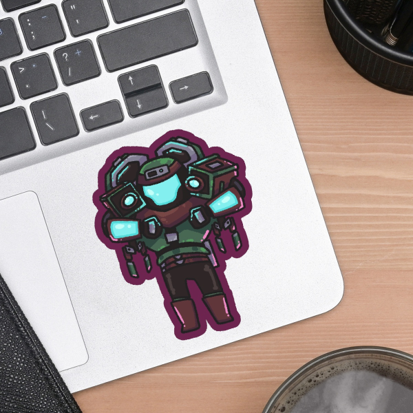 Risk of Rain 2 Engineer Monsoon Sticker