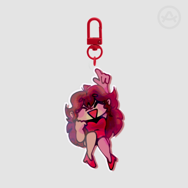 girlfriend keychain (friday night funkin')