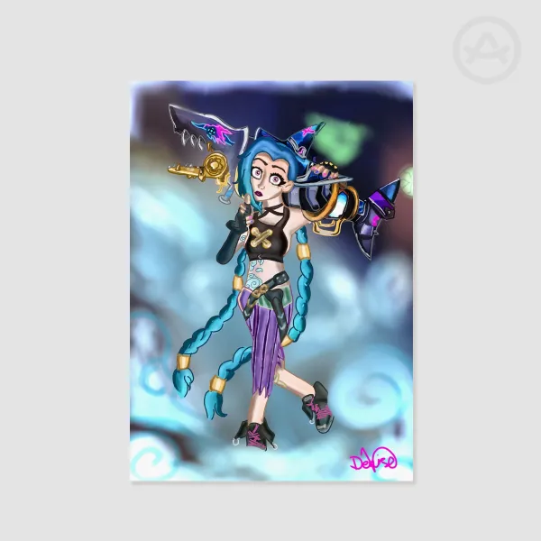 Jinx Arcane art print