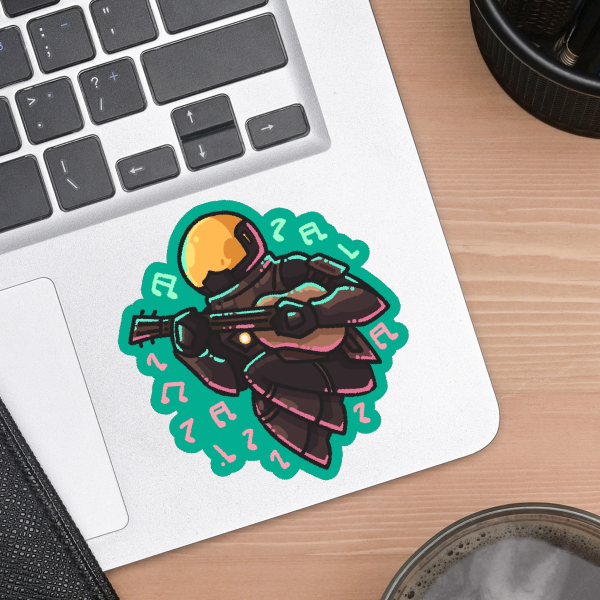 Risk of Rain 2 Commando Monsoon Sticker