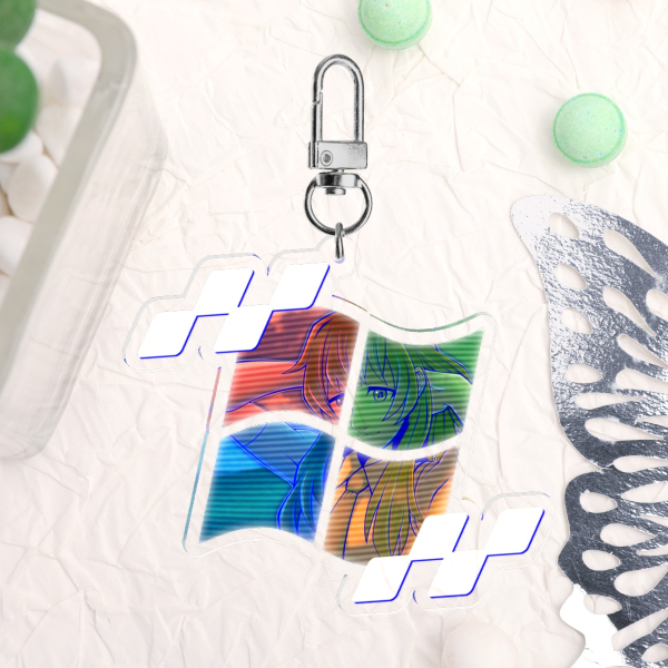 Windows-chan Keychain