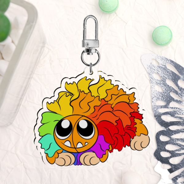 Yarnaby chibi Acrylic Keychain
