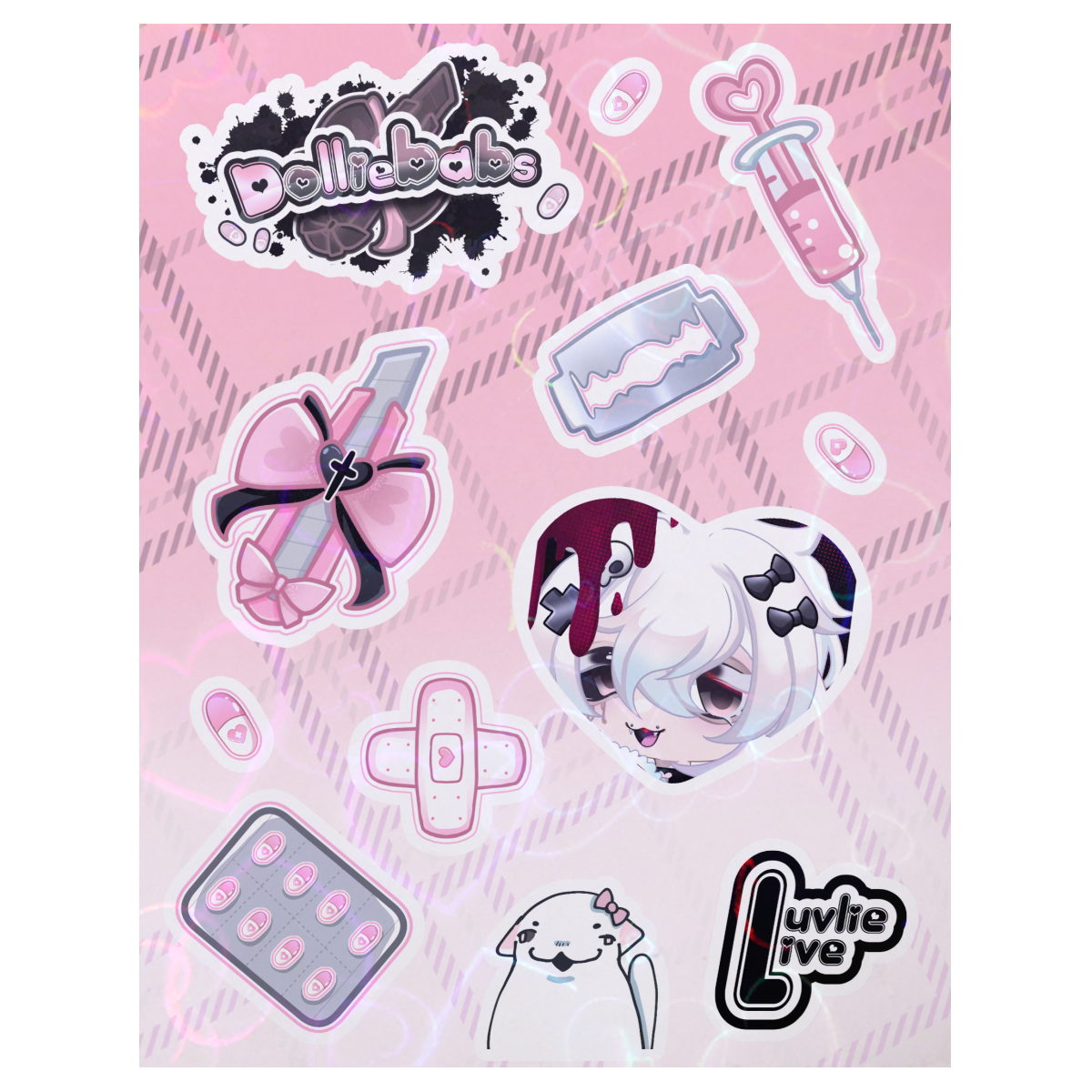 Dolliebabs Badge Stickers
