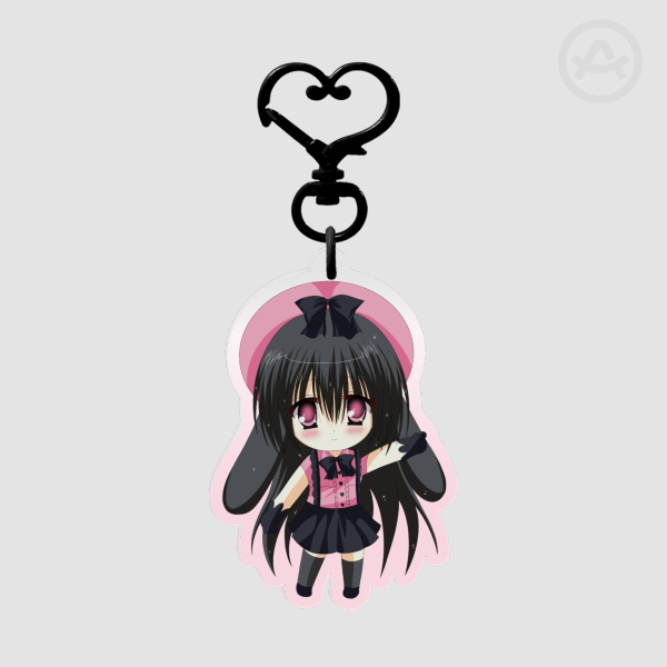 Bunni || Clear Acrylic Keychain ||
